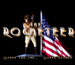 The Rocketeer Title Screen